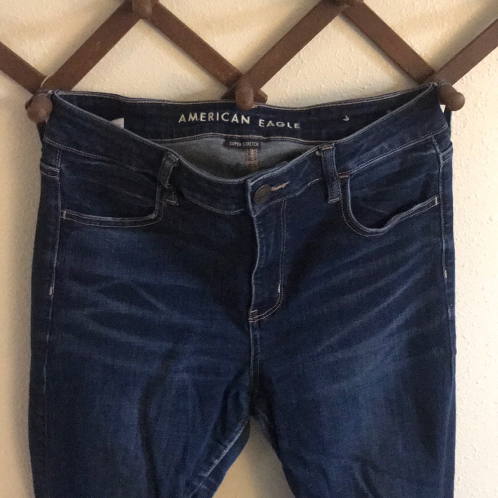 AE Super Stretch High Waisted Skinny Jeans